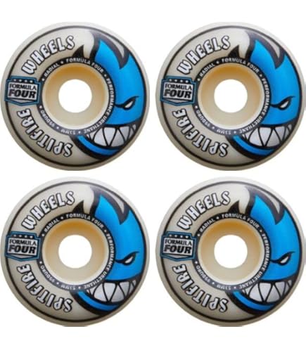 Amazon.com: Spitfire Formula Four Radials Wheels Natural